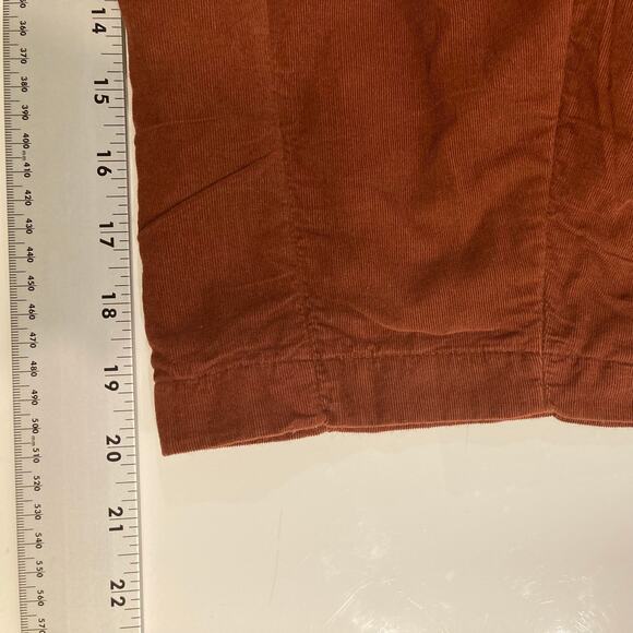 Nwot SHACK INCORPORATED Pants M Micro Corduroy Super-Wide-Barrel Drop Crotch - Picture 9 of 11